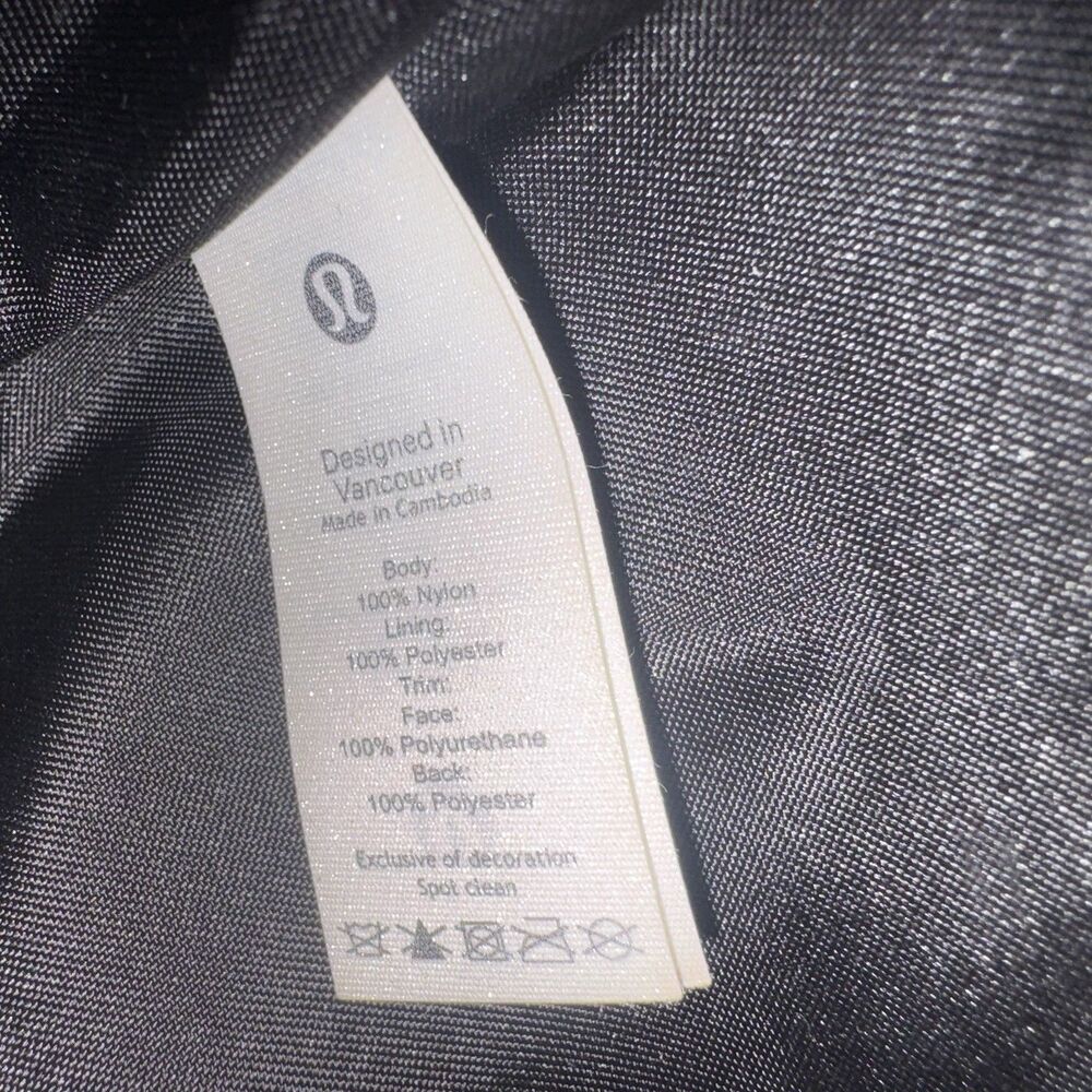 New Lululemon All Night Festival Micro Black Gold Athleisure Crossbody Belt Bag - Picture 9 of 15
